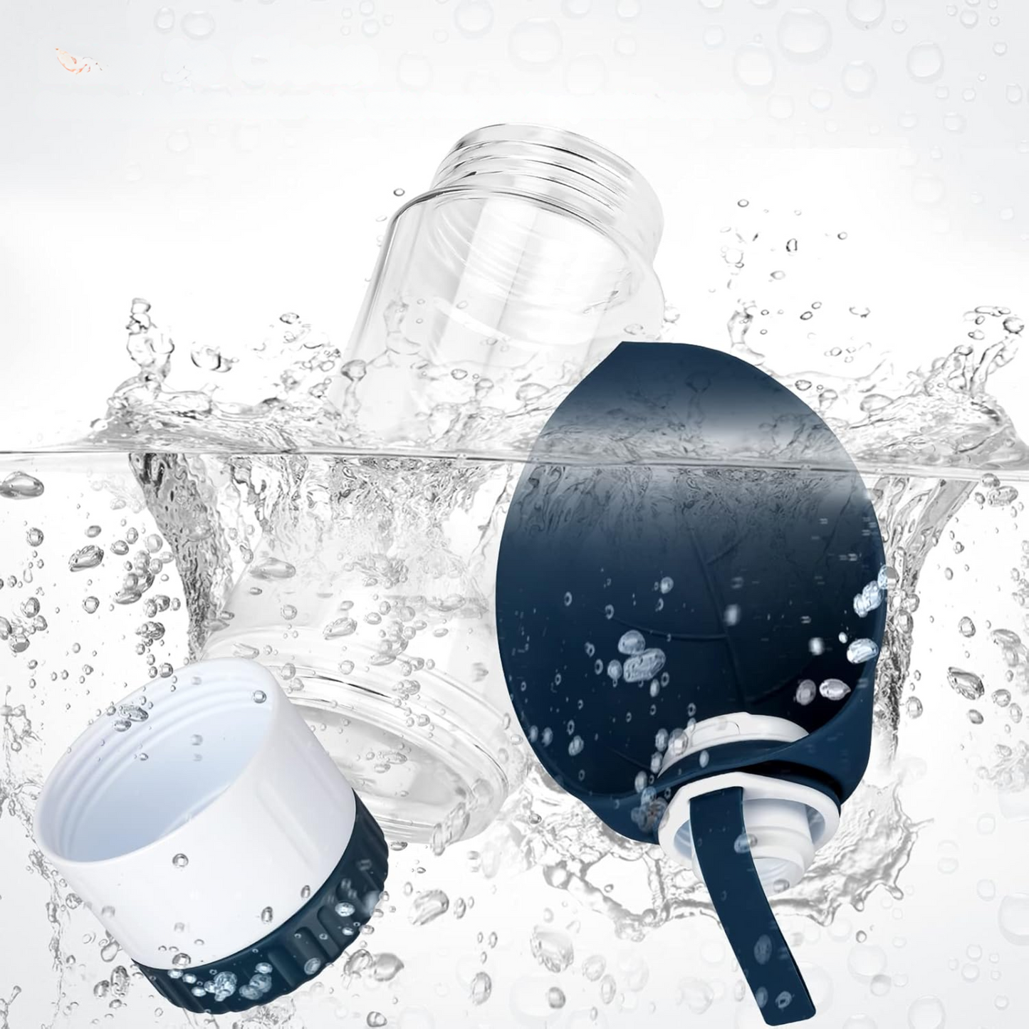 2-in-1 bottle (water + snack)
