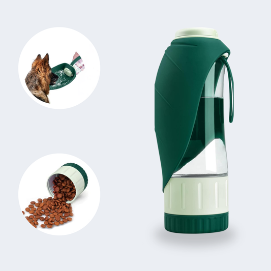 2-in-1 bottle (water + snack)