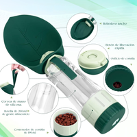 2-in-1 bottle (water + snack)