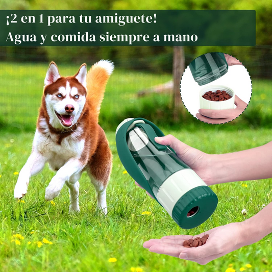2-in-1 bottle (water + snack)