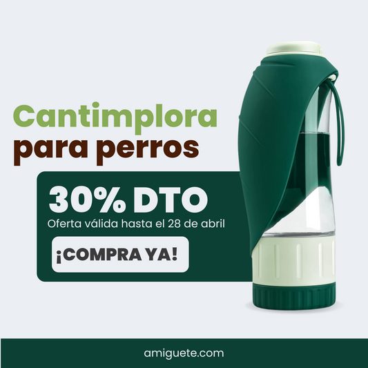 Botella 2 en 1 (agua + snack)