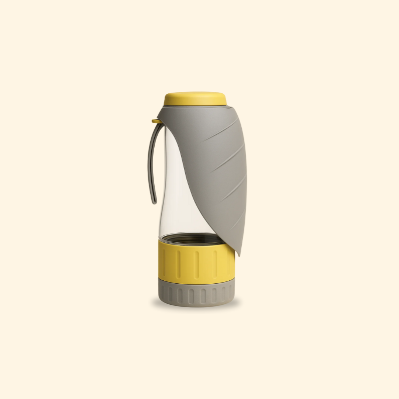 2-in-1 bottle (water + snack)